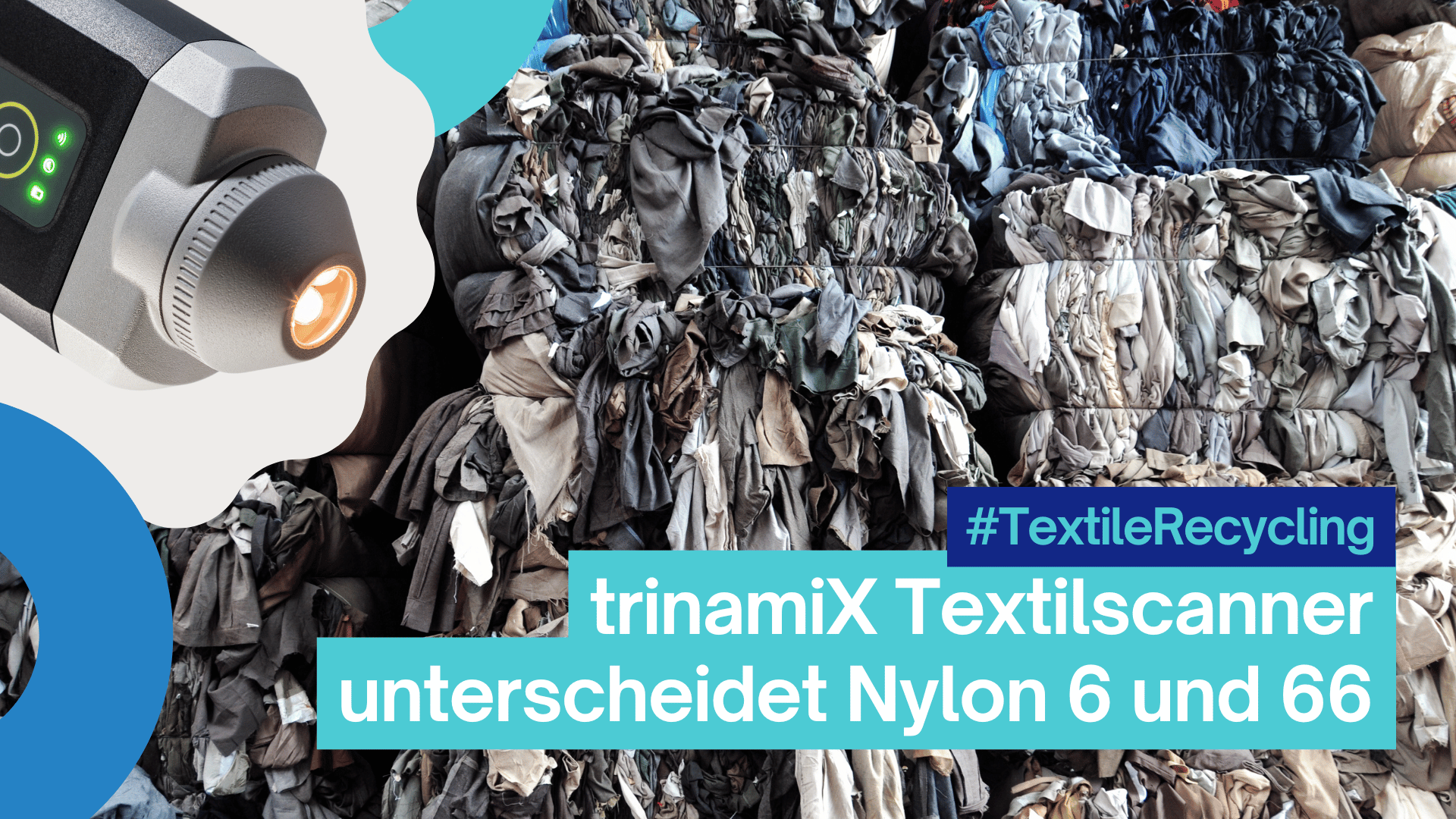 Der Textilscanner von trinamiX kann Nylon 6 und 66 unterscheiden